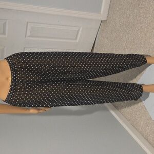 Vintage Black Sheer Silk Pants